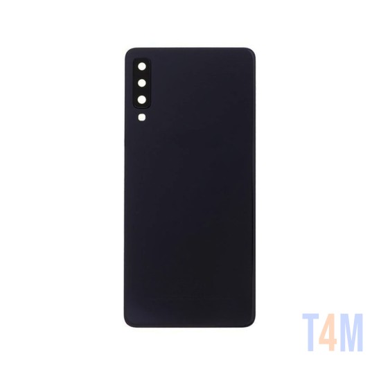 Tapa Trasera+Lente de Cámara Samsung Galaxy A7 2018/A750 Negro